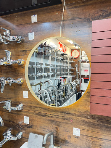 آینه گرد طرح هلالی نور آفتابی قطر 60 سانت