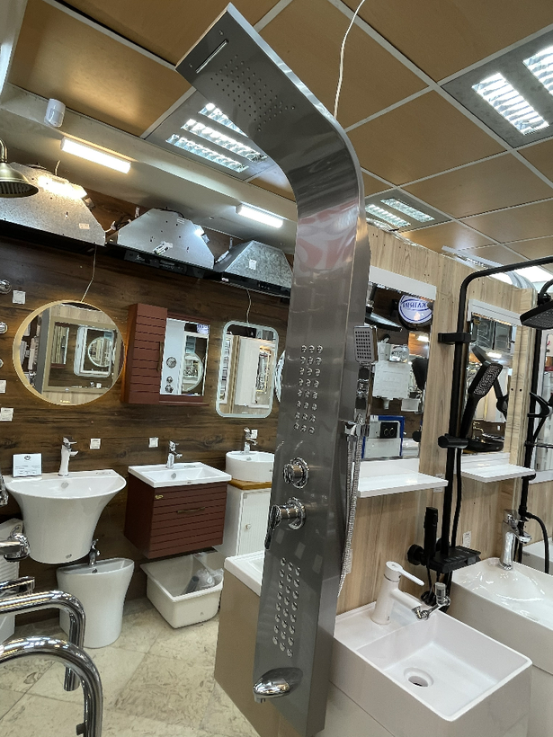 پنل دوش کروم مات