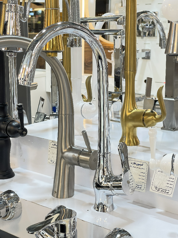 شیر ظرفشویی دایموند کروم