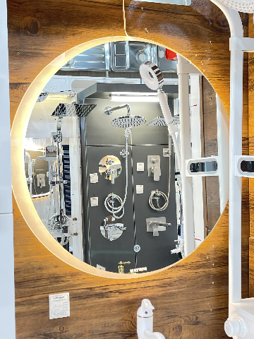 آینه طرح هلالی نور آفتابی قطر 70 سانت