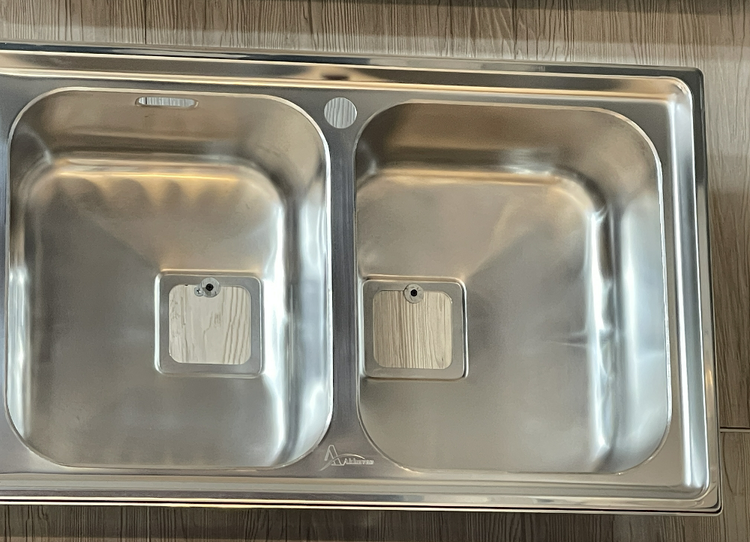 نمای دو لگن سینک