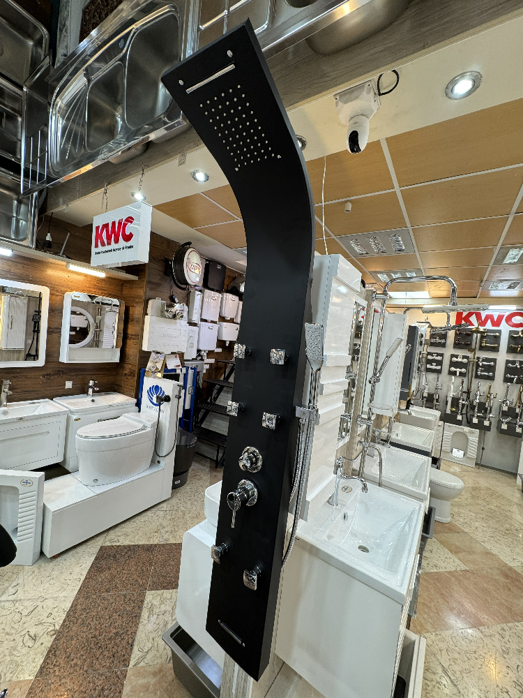 پنل دوش رنگ مشکی