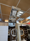 پنل دوش وارداتی ARAMAN رنگ استیل براق (بدنه تمام استیل با کیفیت)